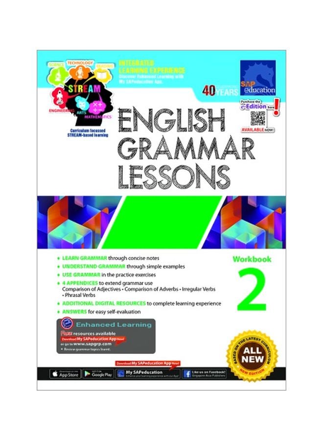 English Grammar Lessons Workbook 2 hardcover english