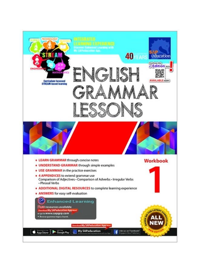 English Grammar Lessons Workbook 1 Hardcover English by Peter Yam
