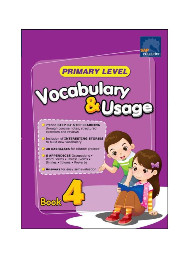 Primary Level Vocabulary And Usage Book 4 paperback english - 40362