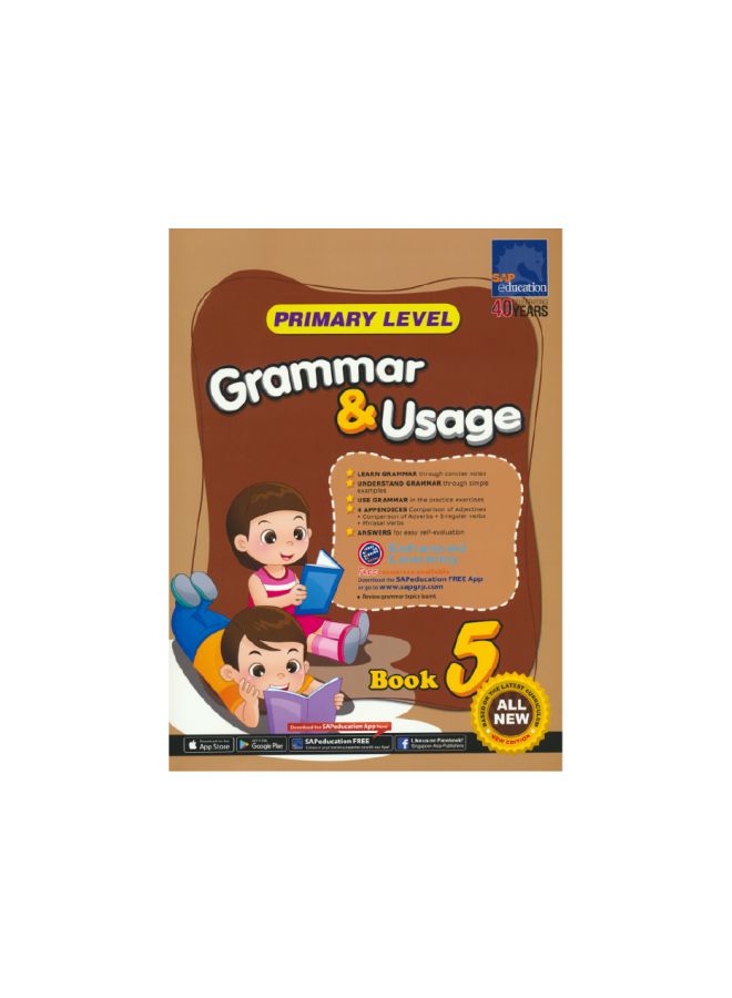 Primary Levels Grammar And Usage Book 5 paperback english