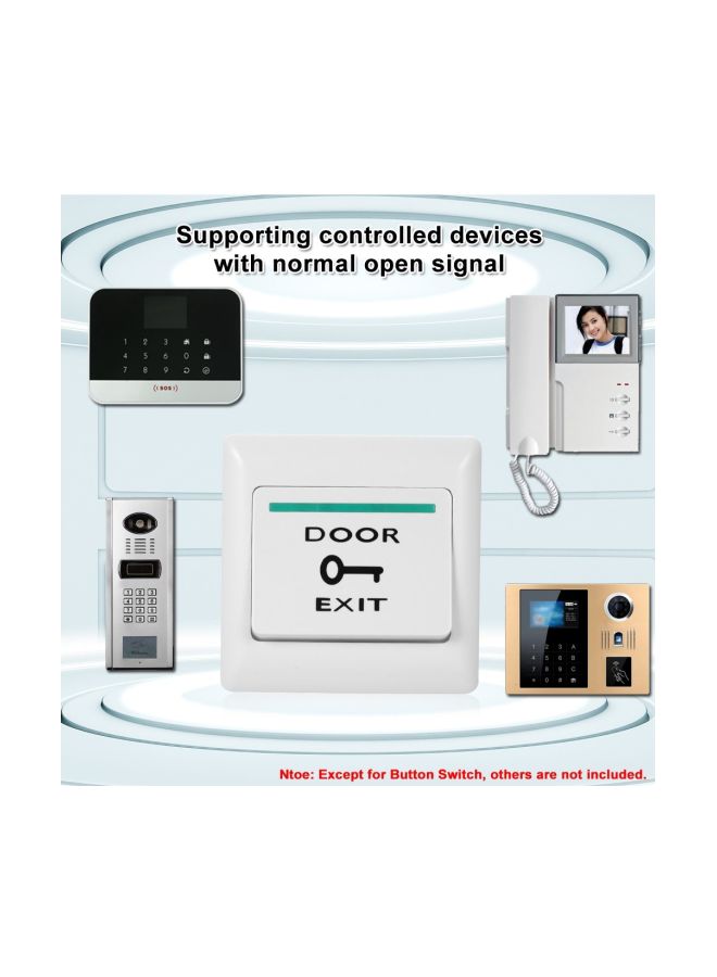 Electronic Door Exit Lock Sensor White  - Image 2