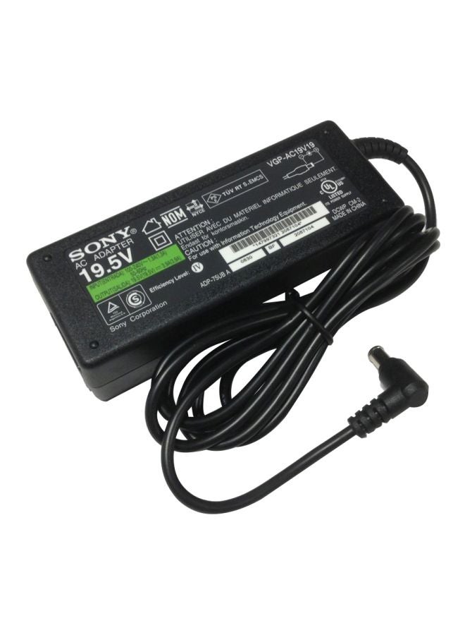 Sony - VAIO 19.5V 4.7A 90W Ac Adapter For Notebook Black - Image 1