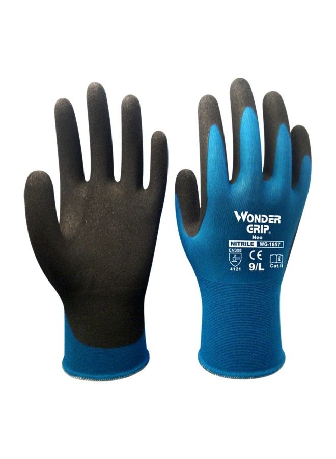 Nylon Abrasion Proof Gloves Blue/Black M - v1585299093/N36236936A_1