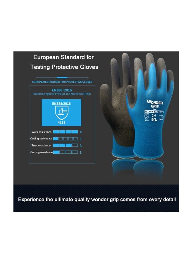 Nylon Abrasion Proof Gloves Blue/Black M - v1585299093/N36236936A_3