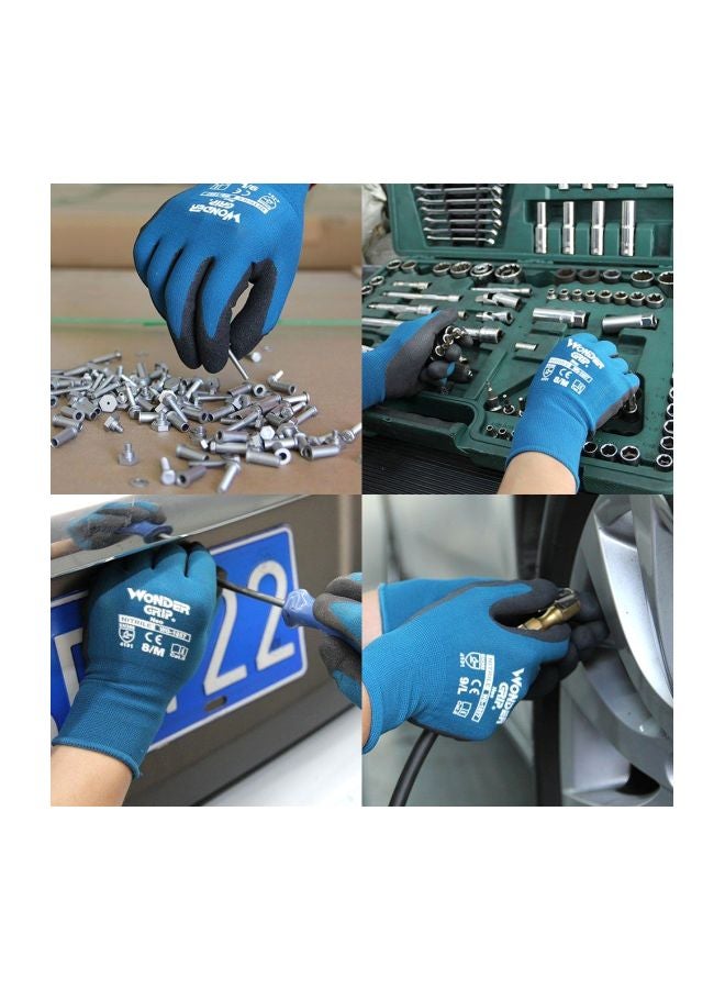 Nylon Abrasion Proof Gloves Blue/Black M - v1585299093/N36236936A_4