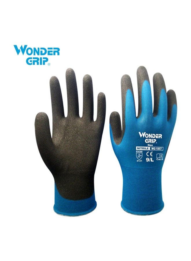 Nylon Abrasion Proof Gloves Blue/Black M - v1585299094/N36236936A_7