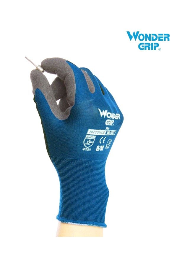 Nylon Abrasion Proof Gloves Blue/Black M - v1585299100/N36236936A_2