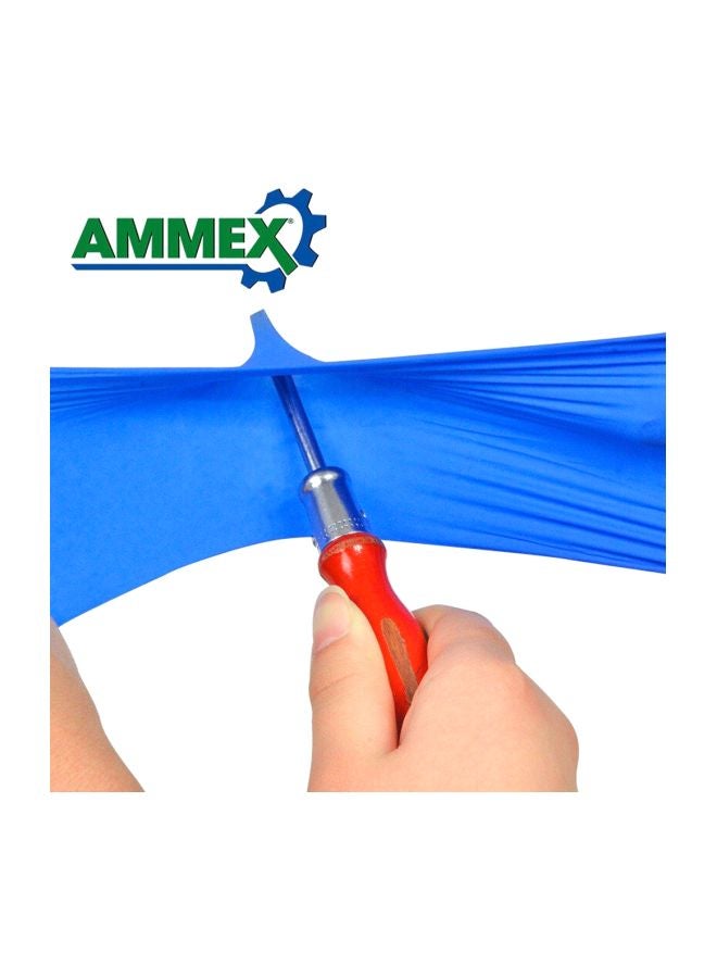 Mack's 100-Piece Disposable Nitrile Rubber Gloves Blue S  - Image 3
