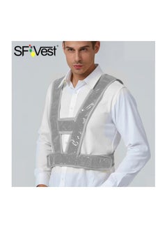 Mack's High Visibility Reflective Safety Vest Grey 28cm  - Image 2