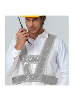 Mack's High Visibility Reflective Safety Vest Grey 28cm  - Image 3