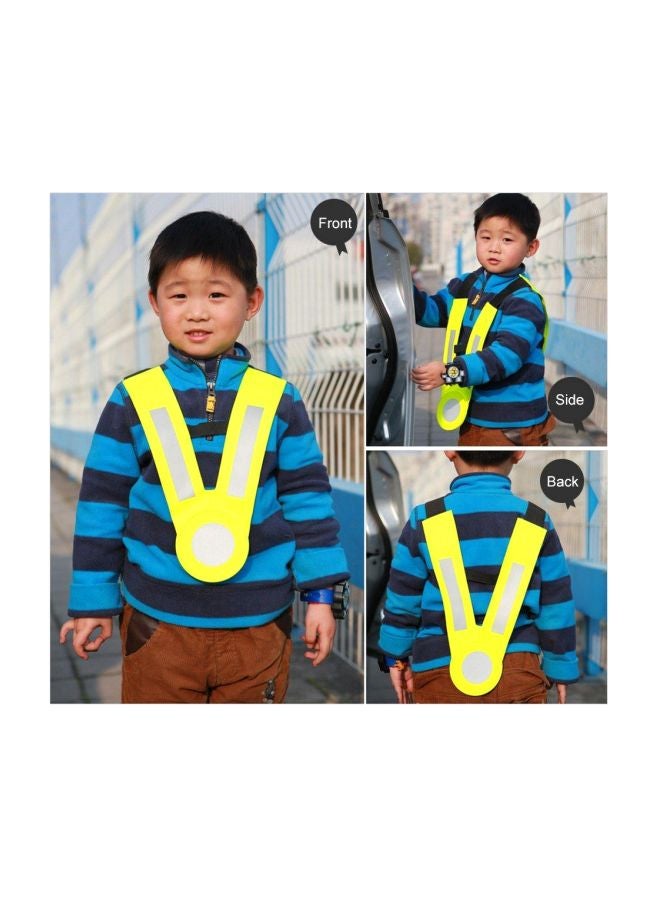 SFVest Reflective Clothing Strap Vest Green/Grey/Black 28cm  - Image 3
