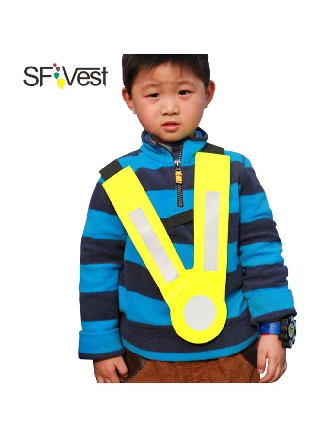 SFVest Reflective Clothing Strap Vest Green/Grey/Black 28cm  - Image 2