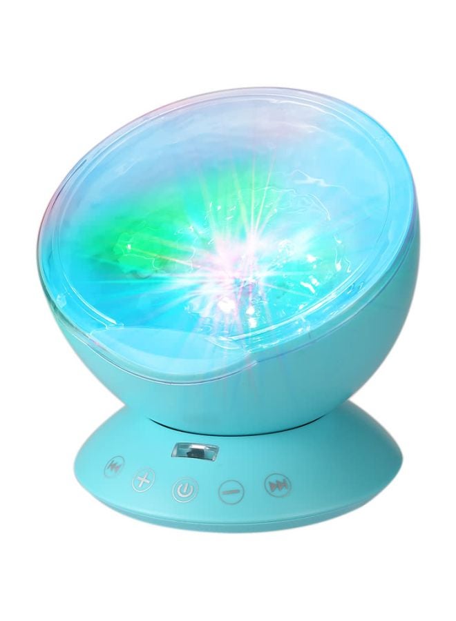 Nightlight With Mini Music Player Blue 4.96x4.96x4.13inch - Image 2