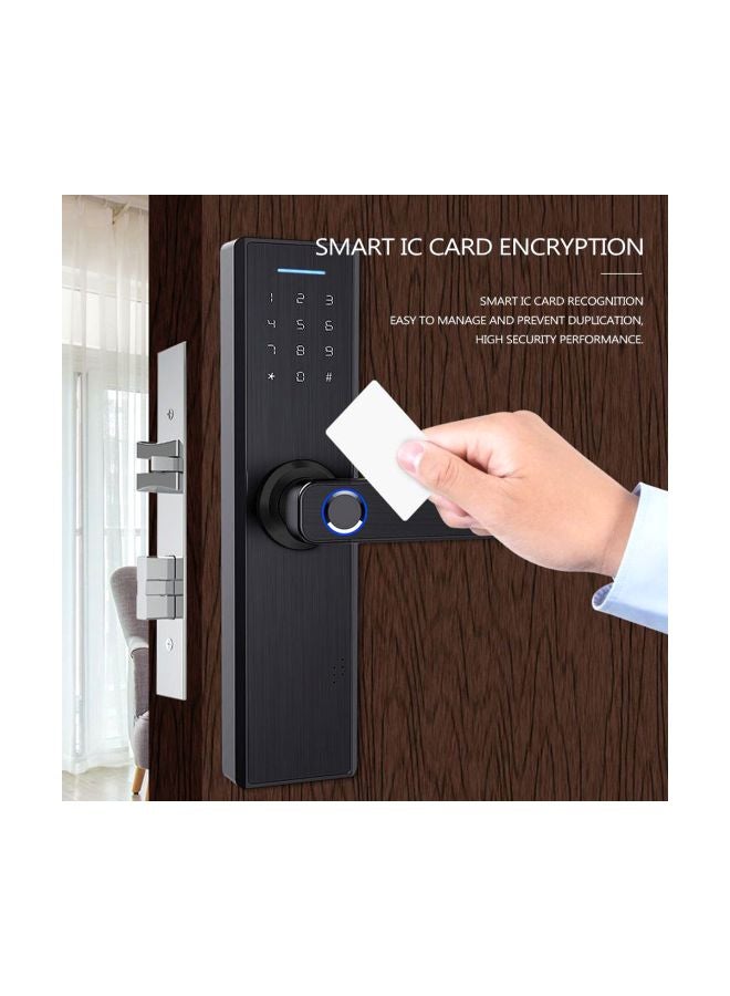 Generic Fingerprint Door Lock Black  - Image 3