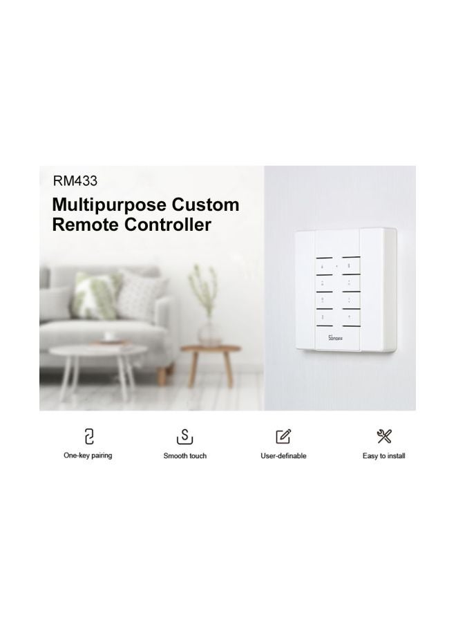 OWSOO Sonoff RM433 Remote Controller White - Image 3