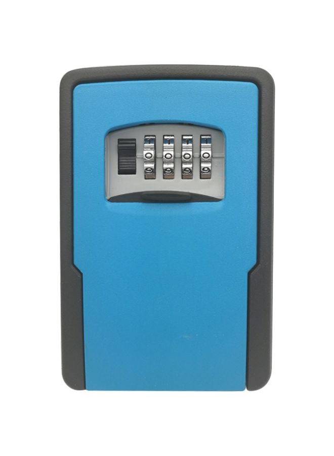 Wall Mounted Key Lock Box Blue/Black - Image 1
