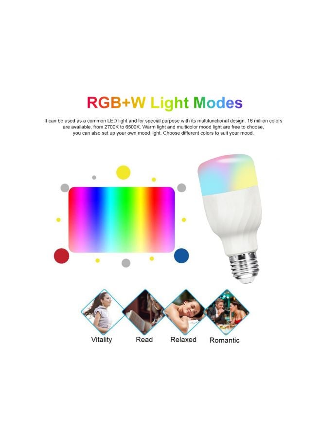 Smart WIFI LED Bulb Green/Pink/Yellow  - Image 2