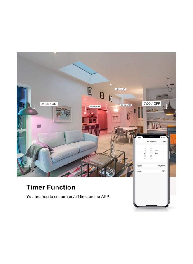 Smart WIFI LED Bulb Green/Pink/Yellow  - Image 3