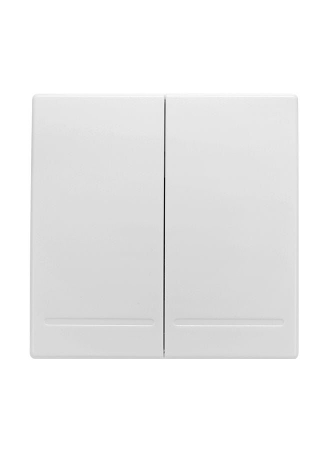 Generic 2-Gang eWeLink Wall Light Switch White  - Image 1