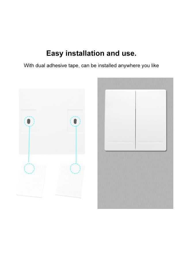Generic 2-Gang eWeLink Wall Light Switch White  - Image 3
