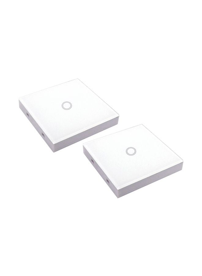 SONOFF 2-Piece Wireless Wall Touch Panel Sticky Transmitter Modules White - Image 1