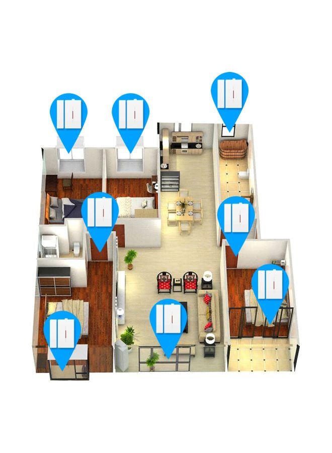 SONOFF 2-Piece Wireless Anti-Theft Automation Alarm System White - Image 4