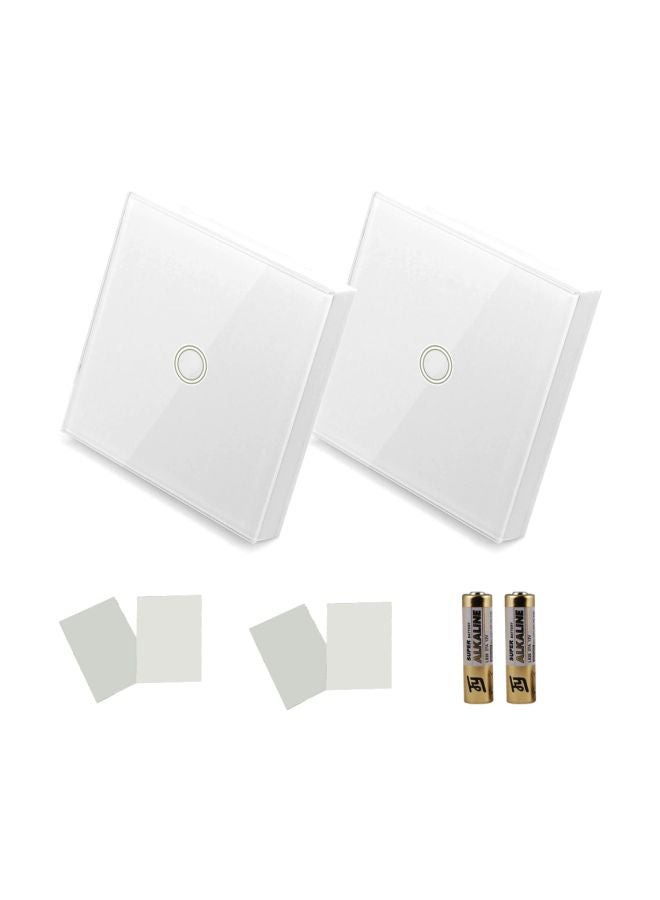 SONOFF 2-Piece Wireless Wall Touch Panel Sticky Transmitter Modules White - Image 3