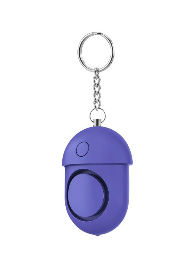 Emergency Security Alarm Keychain With LED Flashlight Blue - Image 1