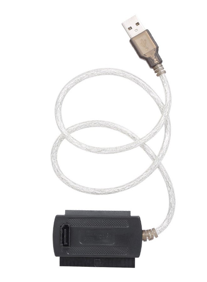 كابل محول لمحرك الأقراص الصلبة من USB إلى IDE SATA أبيض/أسود/ذهبي - Image 3