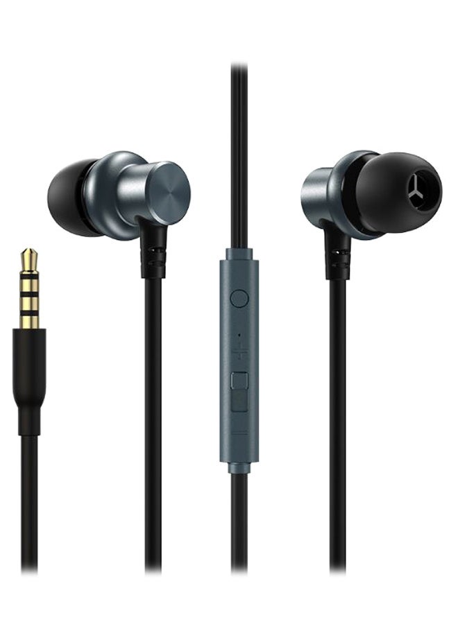 JOYROOM - In-Ear Earphones With Microphone Grey/Black - Image 1