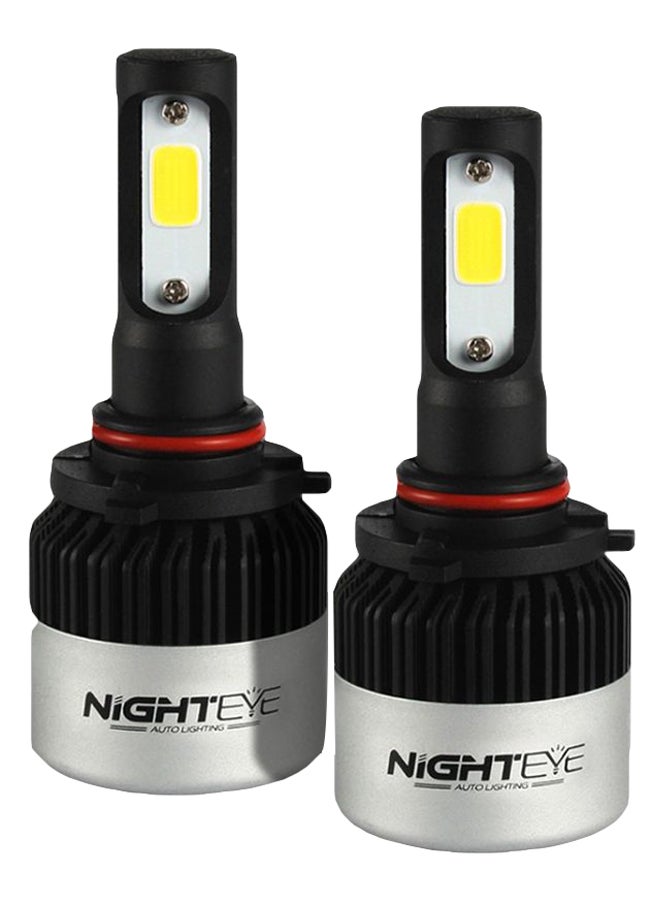 NIGHTEYE 2-Piece Car LED Headlight Bulb Set 