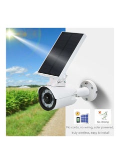 OWSOO Pack Of 2 LED Solar Security Light White/Black 28cm  - Image 2
