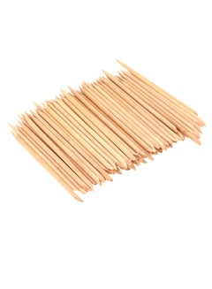 Generic 100-Piece Nail Cuticle Pusher Remover Set Beige  - Image 1