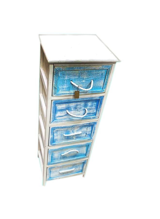 Generic Antique Decoration Wooden Cabinet Blue  - Image 1