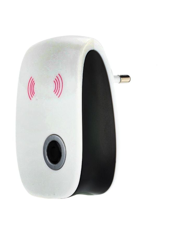 مبيد حشرات إلكتروني يعمل بالموجات فوق الصوتية، مجموعة مكونة من قطعتين أبيض/ أسود 10Ø³Ù†ØªÙŠÙ…ØªØ± - Image 1