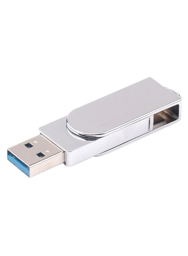 فلاش درايف بمنفذ Type C ومنفذي USB 3.0 32 GB