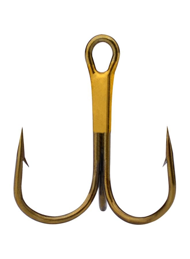 Generic 50-Piece Barbed Treble Hooks 