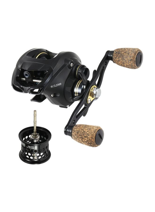 Baitcasting Fishing Reel With Deep Shallow Spool