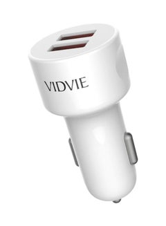 Vidvie USB Car Charger White 
