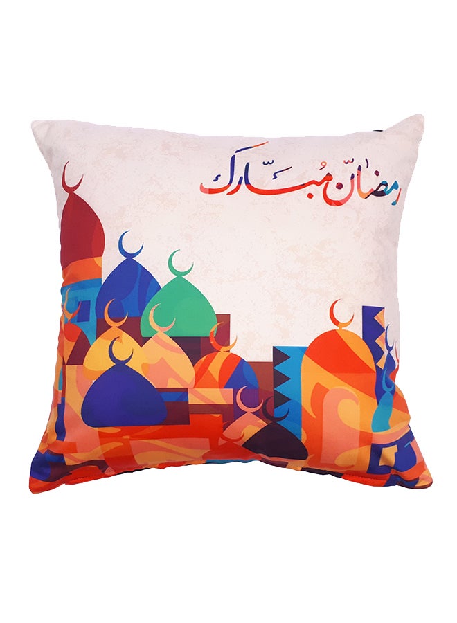 ألوان غطاء وسادة بعبارة "رمضان كريم" متعدد الألوان 40x40سم - Image 1