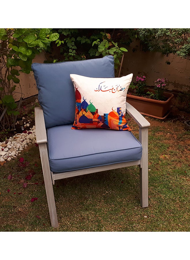 ألوان غطاء وسادة بعبارة "رمضان كريم" متعدد الألوان 40x40سم - Image 3