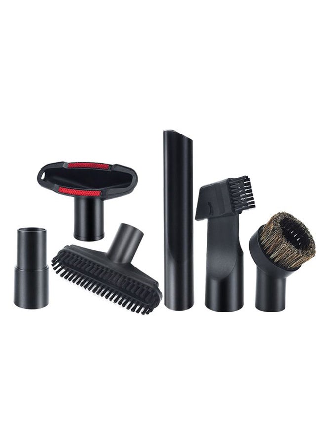 Generic 6-Piece Vacuum Cleaner Brush Head Set XMD1246 Black/Brown  - Image 1