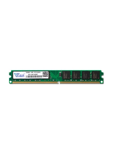 ذاكرة رام DDR2 للكمبيوتر المكتبي أخضر/أسود/ذهبي