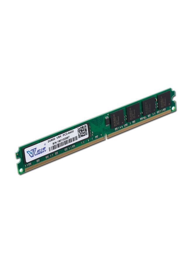 فاسكي - ذاكرة رام DDR2 للكمبيوتر المكتبي أخضر/أسود/ذهبي - Image 1