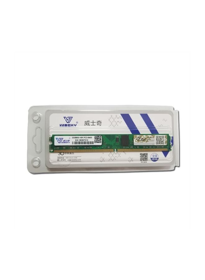 فاسكي - ذاكرة رام DDR2 للكمبيوتر المكتبي أخضر/أسود/ذهبي - Image 1
