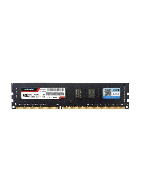 ذاكرة وصول عشوائي للكمبيوتر المكتبي طراز DDR3 أسود/ذهبي