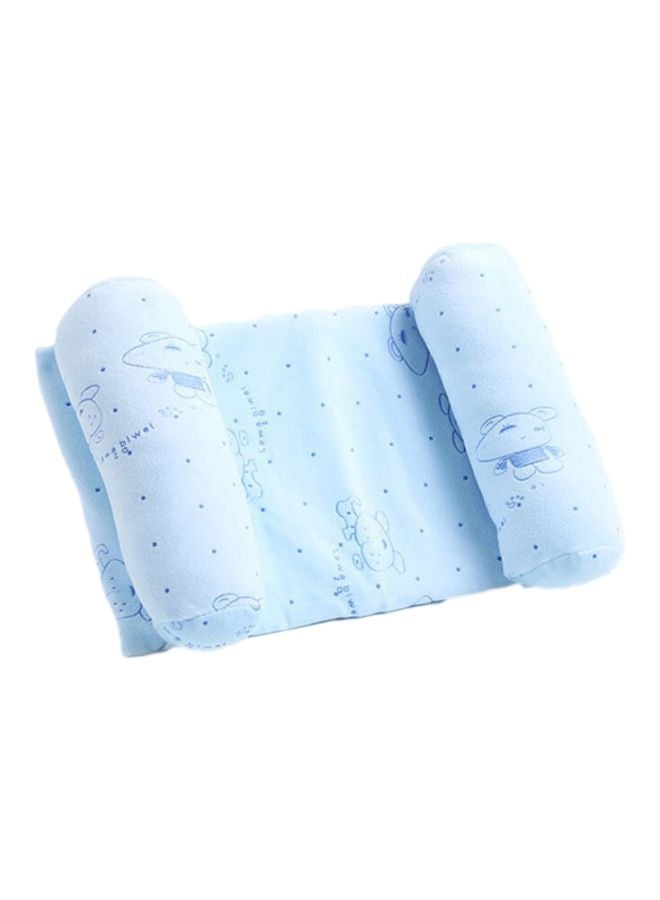 بيوينتي وسادة رضاعة ناعمة ومريحة مضادة للالتفاف للأطفال بلون أزرق، طراز YPZ4309، مقاس 28 × 1.5 × 17 سم - Image 1