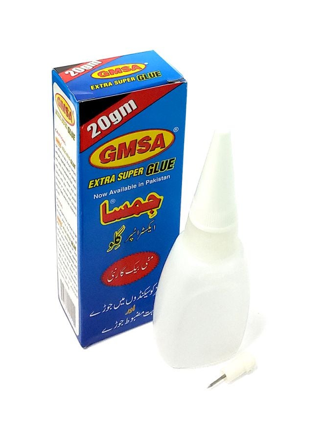 GMSA Pack Of 2 Extra Super Glue Clear - Image 2