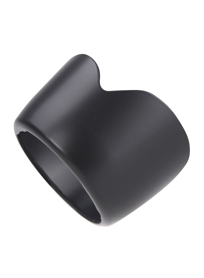 ET-60II Flower Lens Hood for Canon Camera Green - Image 1