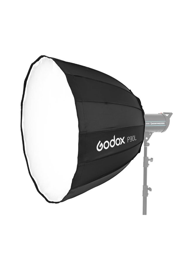 Godox Deep Lightweight Parabolic Umberlla 90centimeter Black/White  - Image 2